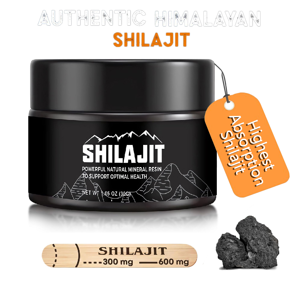 Shilajit Resin Pure - Authentique résine Shilajit de l'Himalaya -