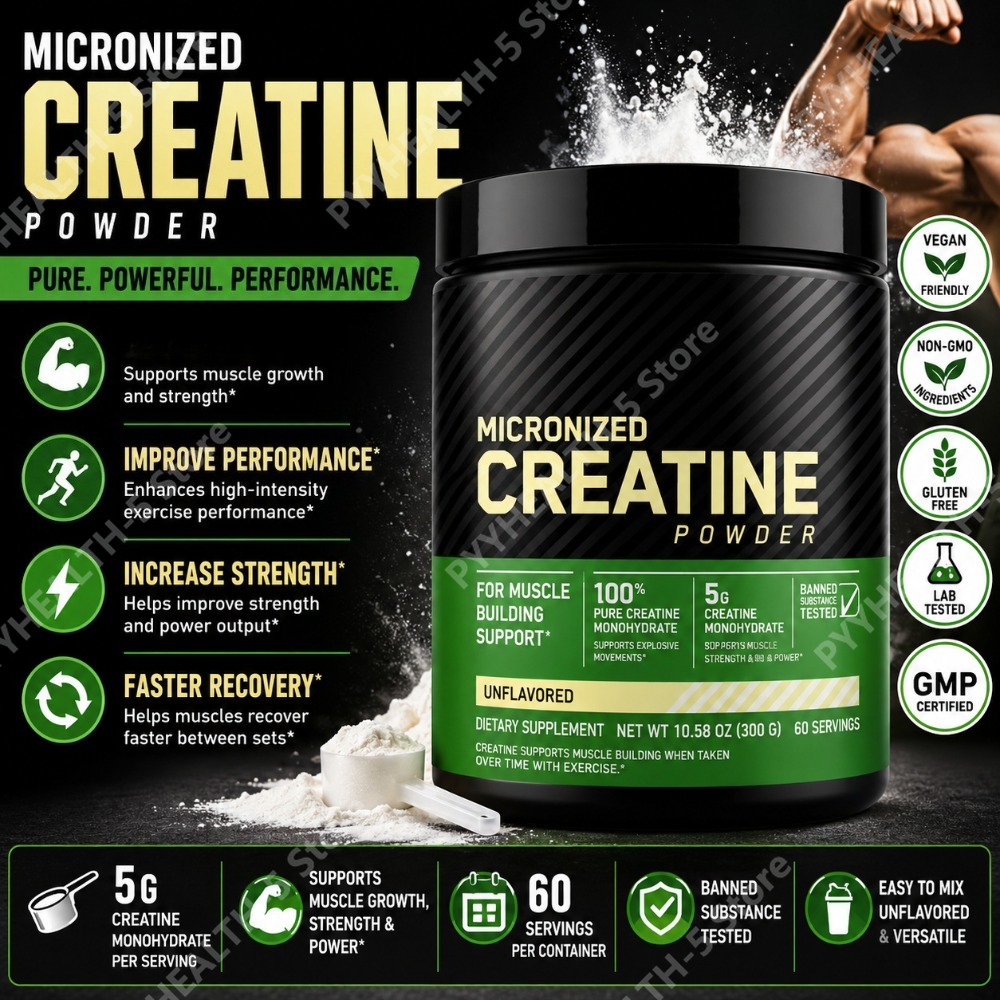 Nutrition Workout - Créatine monohydrate en poudre sans saveur