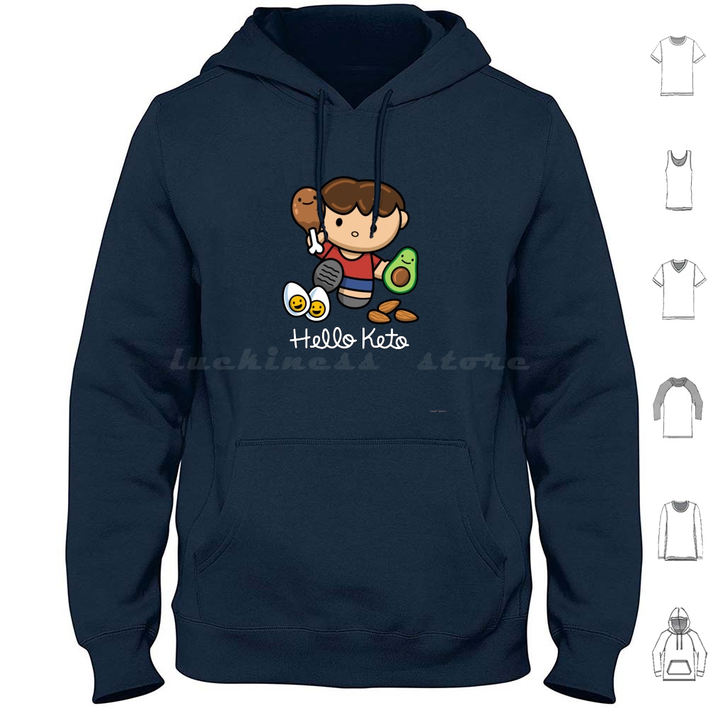 Nutrition Workout - Sweat à capuche Hello Keto en