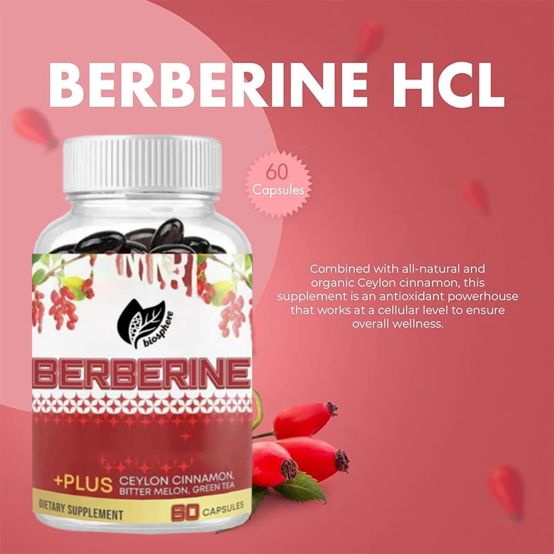 Berberine HCL 1200 mg, contena - Berberine Hcl Capsule avis et prix