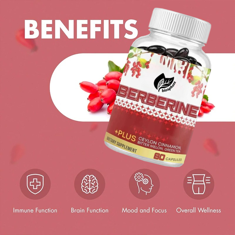 Berberine HCL 1200 mg, contena - Berberine Hcl Capsule avis et prix