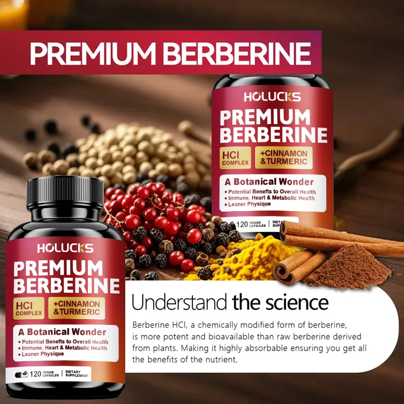 Holucks Complexe Berberine HCl - Berberine Hcl Capsule avis et prix