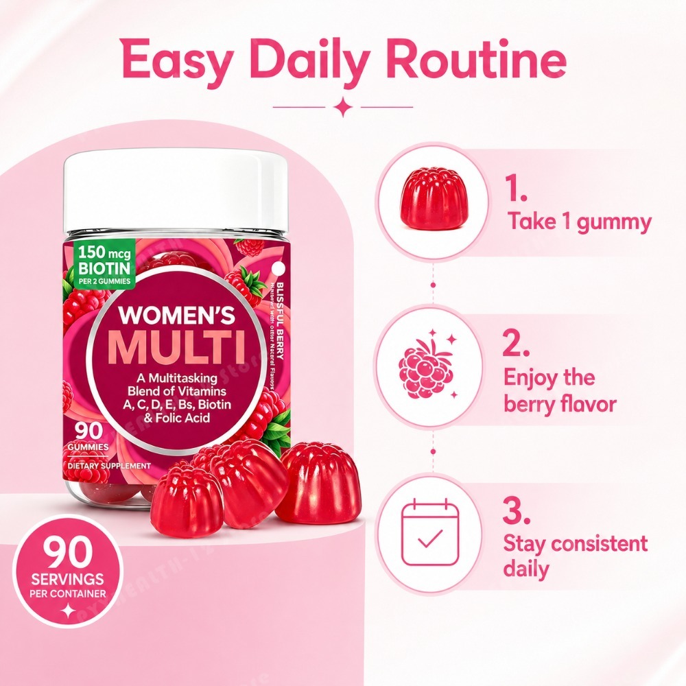 Gommes multivitaminées pour fe - Multivitamin Gummy Adult avis et prix