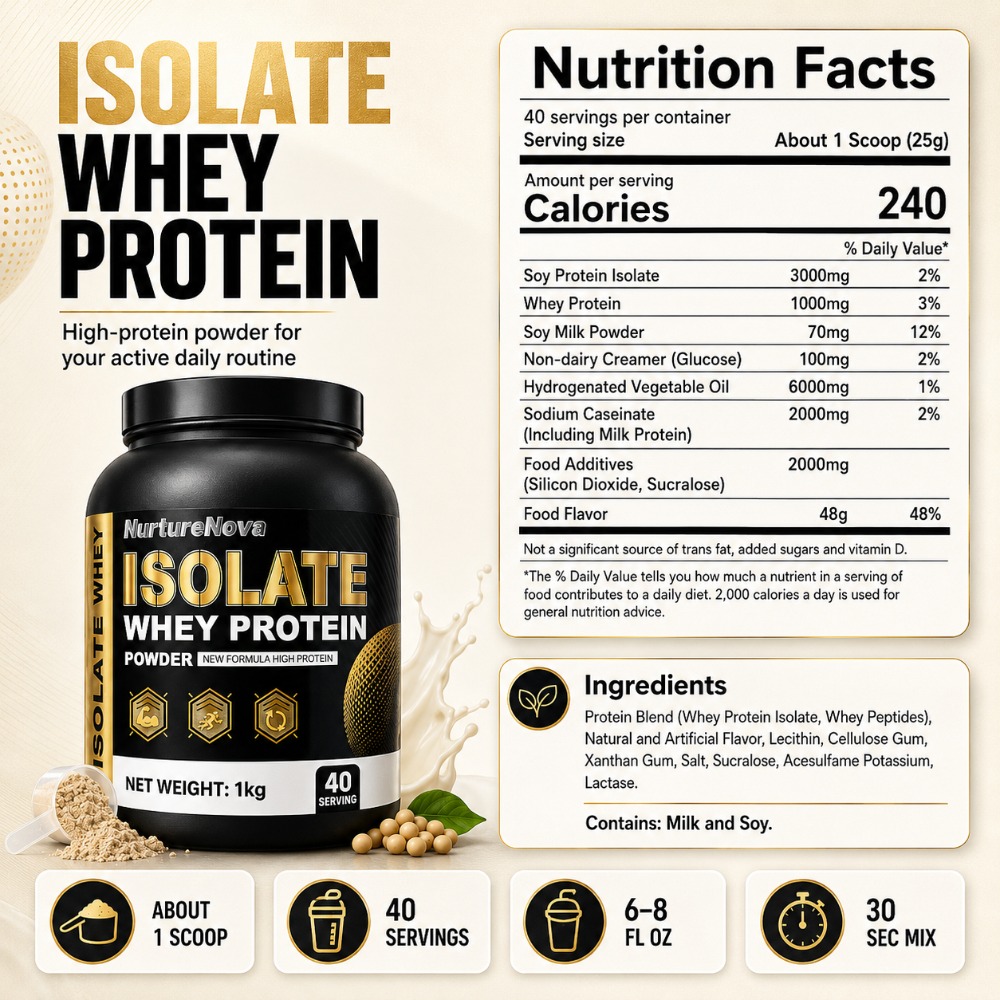 Poudre de protéines de lactosé - Nutrition Workout avis et prix
