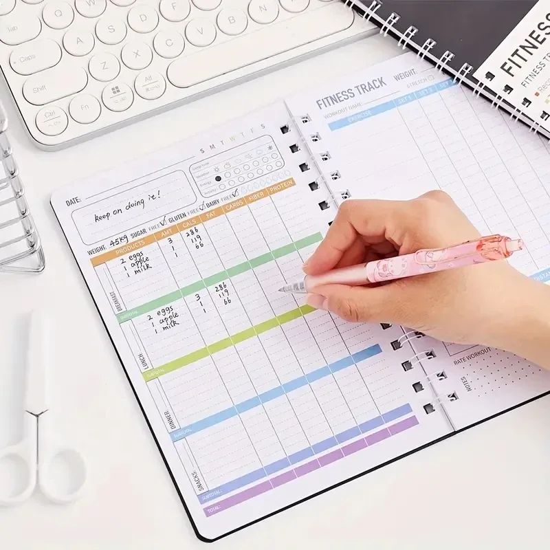 Carnet à spirale pour exercice - Nutrition Fitness Plan avis et prix