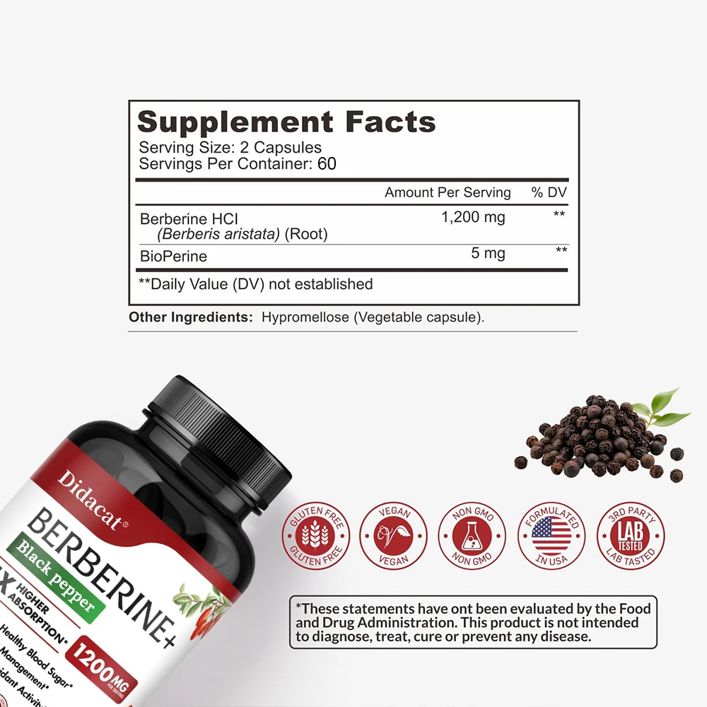 Complément Berberine HCl - pou - Berberine Hcl Capsule avis et prix