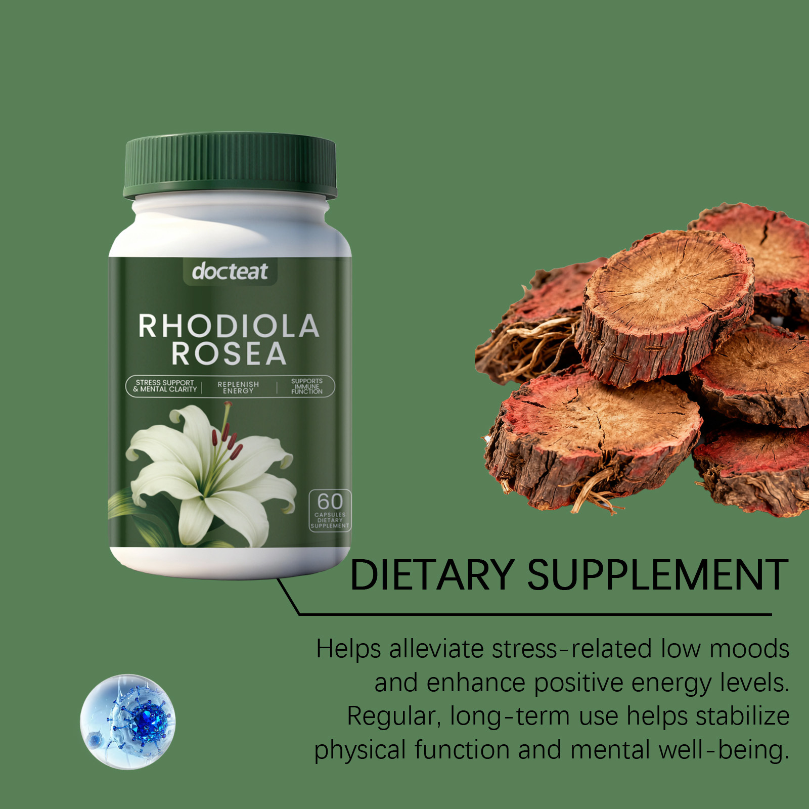 Capsules DOCTEAT pour la santé - Nutrition Fitness Health avis et prix