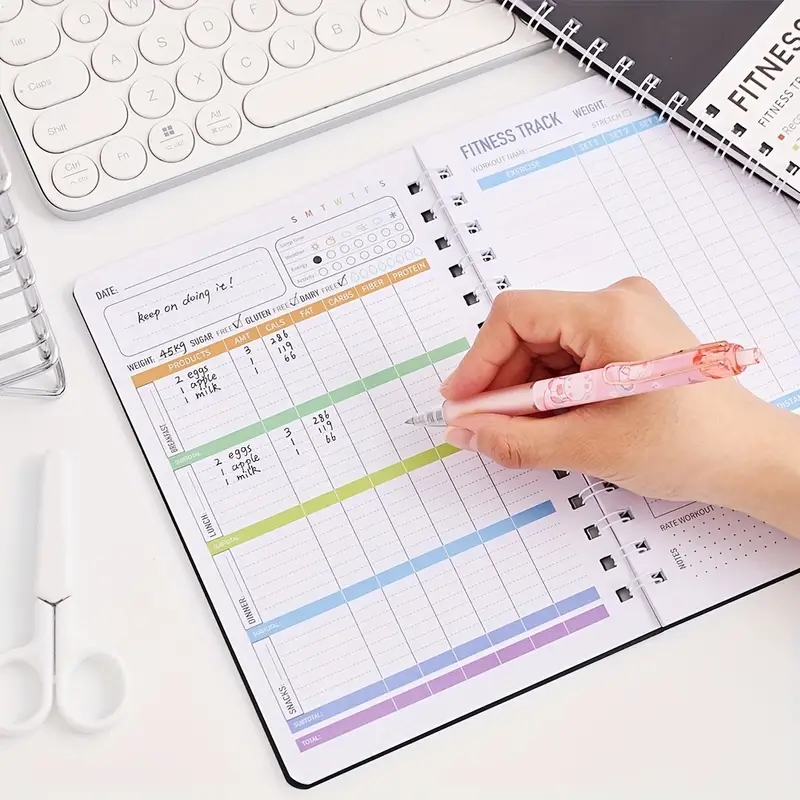 Carnet de fitness, planificate - Nutrition Fitness Plan avis et prix