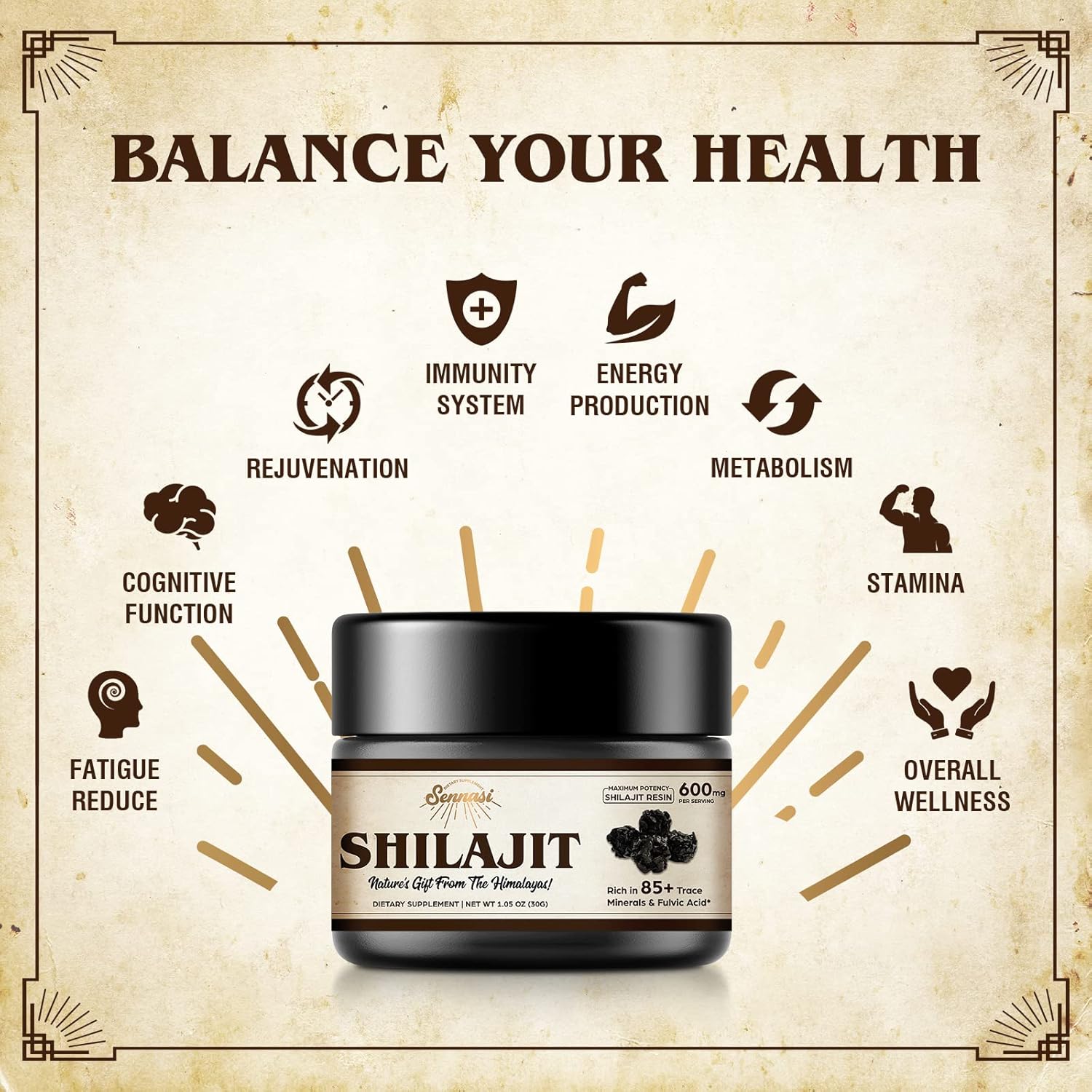 Résine de Shialjit organique h - Shilajit Resin Pure avis et prix