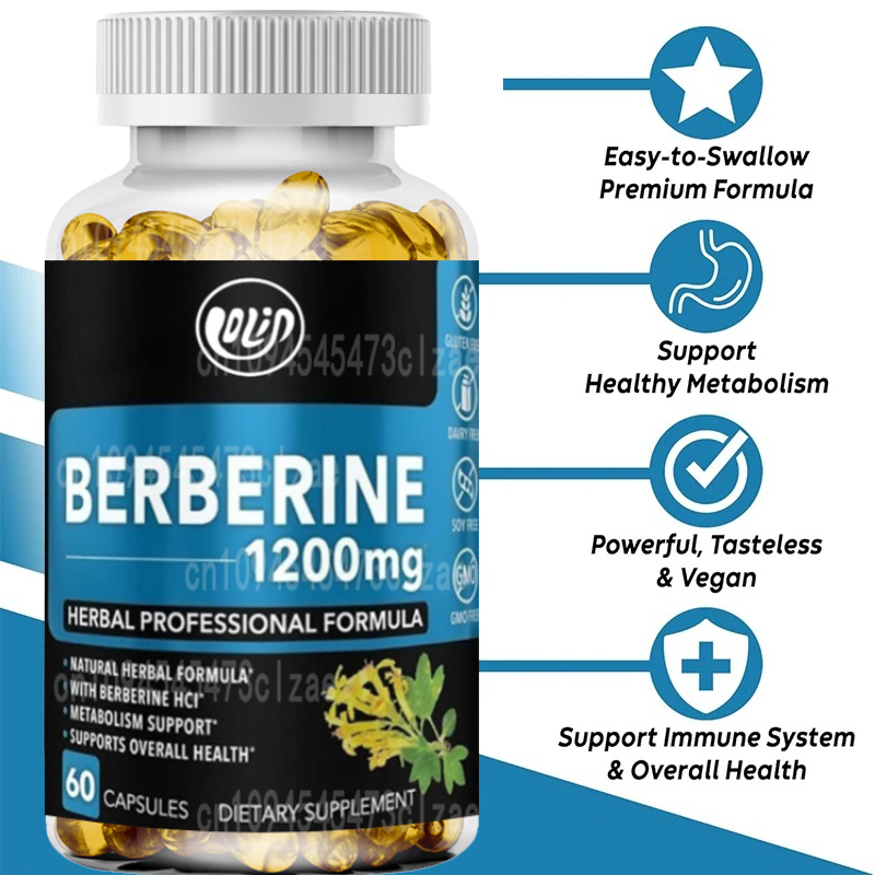 Supplément HCL 1200 mg, soutie - Berberine Hcl Capsule avis et prix
