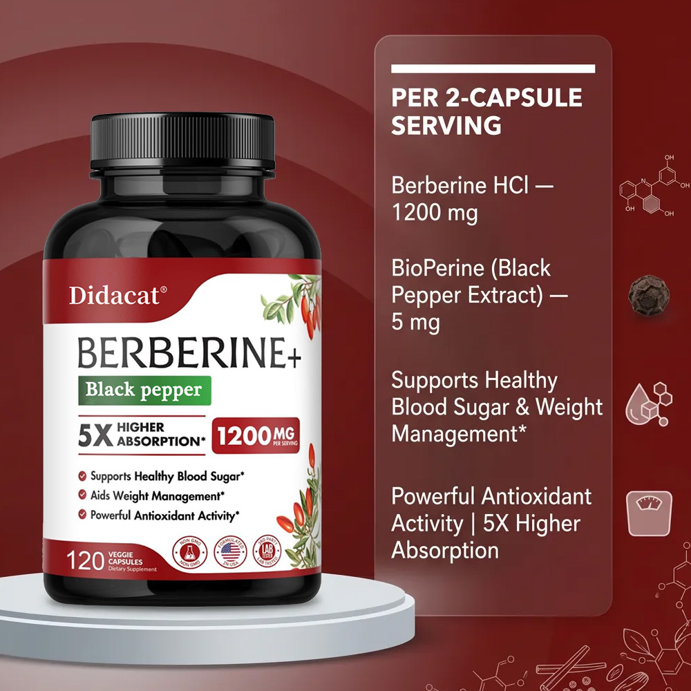 Complément de berbérine 1200 m - Berberine Hcl Capsule avis et prix