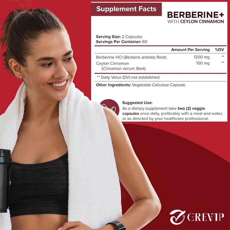 Premium Berberine HCL 1200 Mg- - Berberine Hcl Capsule avis et prix