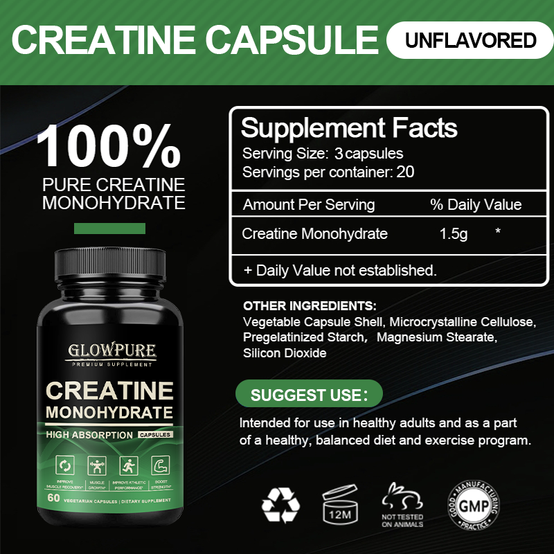 Capsules de créatine monohydra - Nutrition Workout avis et prix